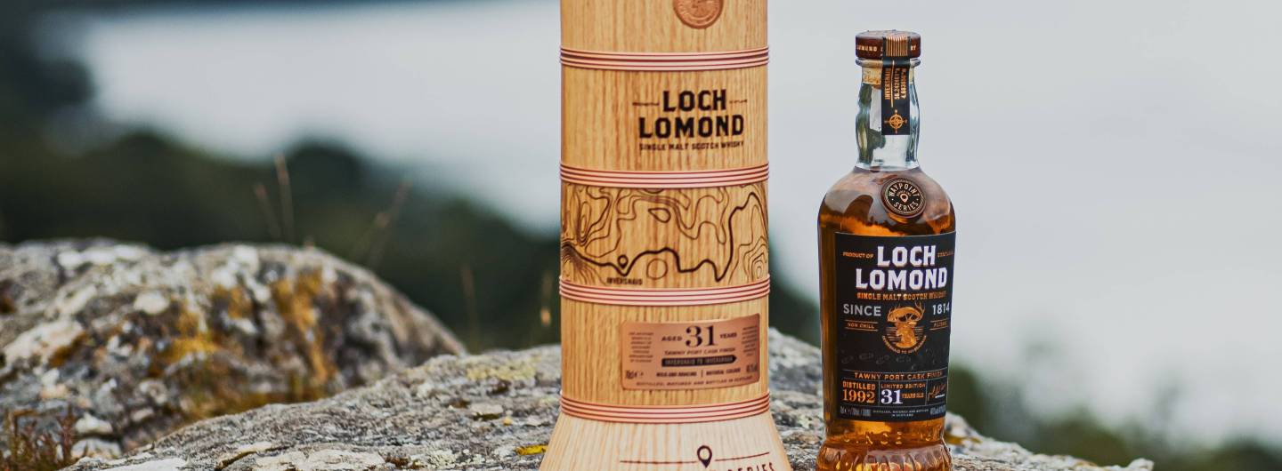 Loch Lomond Whiskies_Waypoint Series_31 YO over loch