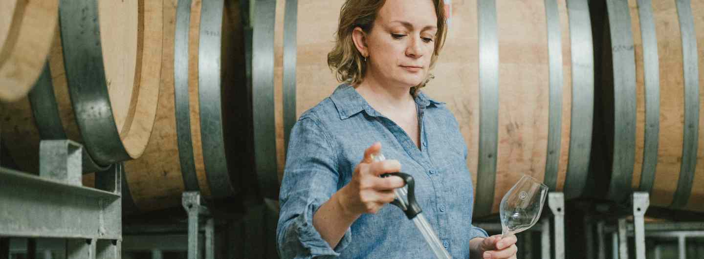 Gusbourne’s Head of Wine and Master Sommelier Laura Rhys