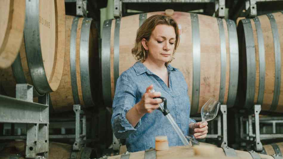 Gusbourne’s Head of Wine and Master Sommelier Laura Rhys