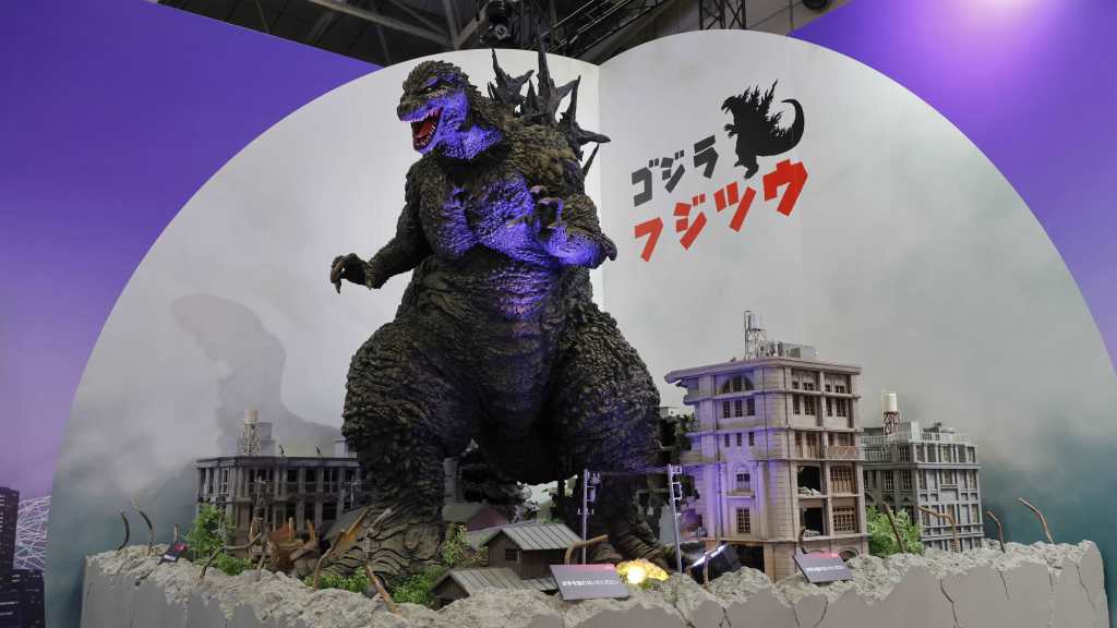 Ceatec 2026 Godzilla Fujitsu display