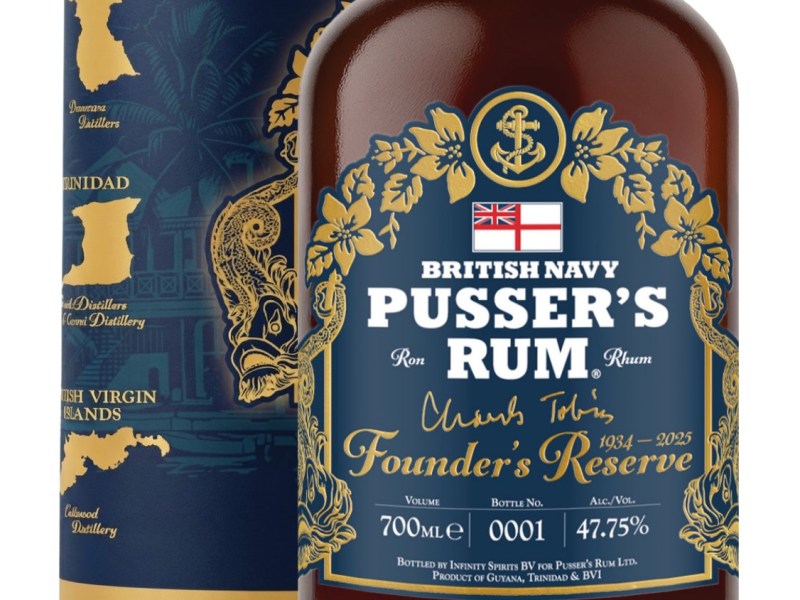 Pusser’s Rum revives its original 1979 blend with limited edition Founder’s&nbsp;Reserve
