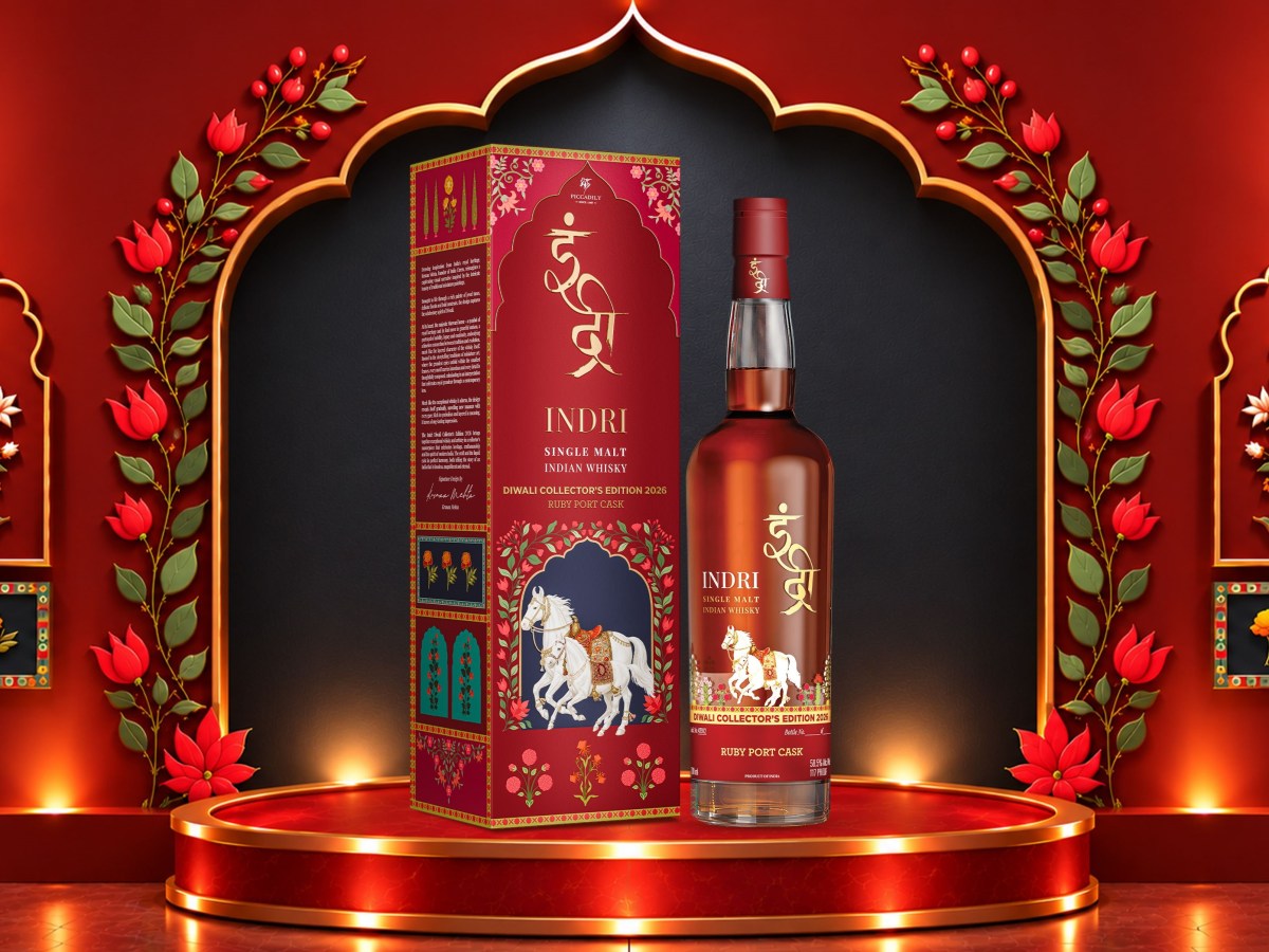 Indri celebrates Diwali with a Ruby Port Cask Indian Single Malt rich in fruit, honey and&nbsp;spice