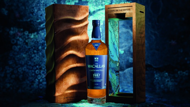 The Macallan 2026-Carta-Nautica-1987-Box-Bottle-Frame
